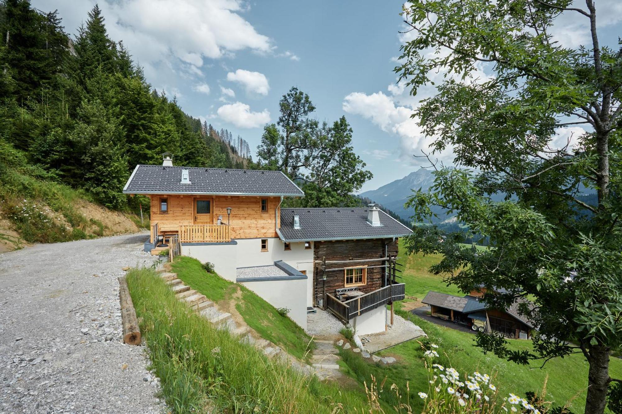 Voss Haus- Ferienwohnung Freiraum Sankt Lorenzen im Lesachtal Buitenkant foto